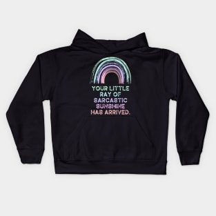 Your Little Ray of Sarcastic Sunshine Has Arrived Kids Hoodie